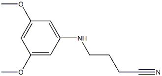 4-[(3,5-dimethoxyphenyl)amino]butanenitrile Struktur