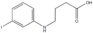 4-[(3-iodophenyl)amino]butanoic acid Struktur