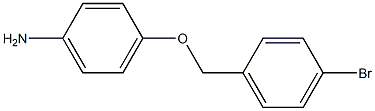 4-[(4-bromophenyl)methoxy]aniline Struktur