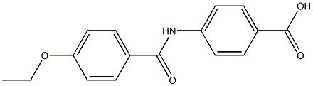 4-[(4-ethoxybenzene)amido]benzoic acid Struktur