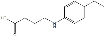 4-[(4-ethylphenyl)amino]butanoic acid Struktur