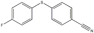 4-[(4-fluorophenyl)sulfanyl]benzonitrile Struktur