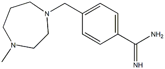 4-[(4-methyl-1,4-diazepan-1-yl)methyl]benzene-1-carboximidamide Struktur