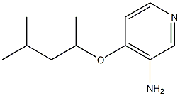 4-[(4-methylpentan-2-yl)oxy]pyridin-3-amine Struktur