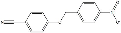 4-[(4-nitrobenzyl)oxy]benzonitrile Struktur