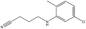 4-[(5-chloro-2-methylphenyl)amino]butanenitrile Struktur