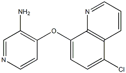 4-[(5-chloroquinolin-8-yl)oxy]pyridin-3-amine Struktur