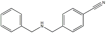 4-[(benzylamino)methyl]benzonitrile Struktur