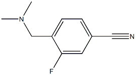 4-[(dimethylamino)methyl]-3-fluorobenzonitrile Struktur