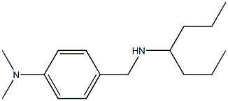 4-[(heptan-4-ylamino)methyl]-N,N-dimethylaniline Struktur