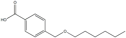 4-[(hexyloxy)methyl]benzoic acid Struktur