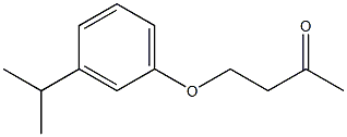 4-[3-(propan-2-yl)phenoxy]butan-2-one Struktur