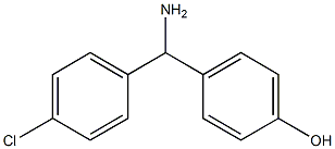 4-[amino(4-chlorophenyl)methyl]phenol Struktur