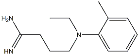 4-[ethyl(2-methylphenyl)amino]butanimidamide Struktur