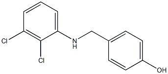 4-{[(2,3-dichlorophenyl)amino]methyl}phenol Struktur