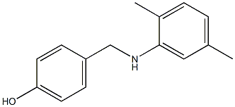 4-{[(2,5-dimethylphenyl)amino]methyl}phenol Struktur