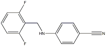 4-{[(2,6-difluorophenyl)methyl]amino}benzonitrile Struktur