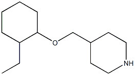 4-{[(2-ethylcyclohexyl)oxy]methyl}piperidine Struktur