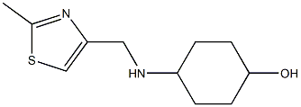 4-{[(2-methyl-1,3-thiazol-4-yl)methyl]amino}cyclohexan-1-ol Struktur