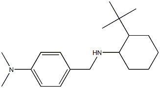 4-{[(2-tert-butylcyclohexyl)amino]methyl}-N,N-dimethylaniline Struktur