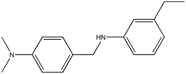 4-{[(3-ethylphenyl)amino]methyl}-N,N-dimethylaniline Struktur