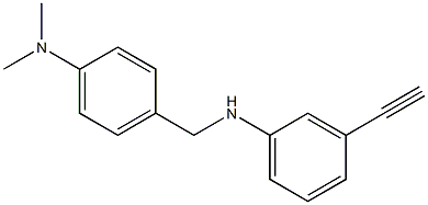 4-{[(3-ethynylphenyl)amino]methyl}-N,N-dimethylaniline Struktur