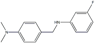 4-{[(3-fluorophenyl)amino]methyl}-N,N-dimethylaniline Struktur