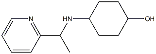 4-{[1-(pyridin-2-yl)ethyl]amino}cyclohexan-1-ol Struktur