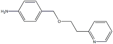 4-{[2-(pyridin-2-yl)ethoxy]methyl}aniline Struktur