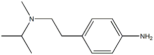 4-{2-[methyl(propan-2-yl)amino]ethyl}aniline Struktur