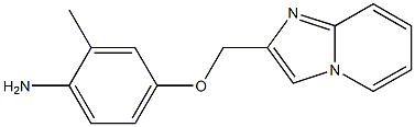 4-{imidazo[1,2-a]pyridin-2-ylmethoxy}-2-methylaniline Struktur