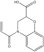 4-acryloyl-3,4-dihydro-2H-1,4-benzoxazine-2-carboxylic acid Struktur