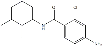 4-amino-2-chloro-N-(2,3-dimethylcyclohexyl)benzamide Struktur