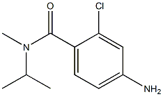 4-amino-2-chloro-N-isopropyl-N-methylbenzamide Struktur