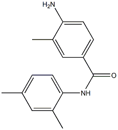 4-amino-N-(2,4-dimethylphenyl)-3-methylbenzamide Struktur