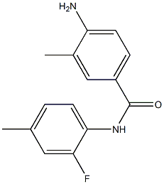 4-amino-N-(2-fluoro-4-methylphenyl)-3-methylbenzamide Struktur