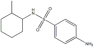 4-amino-N-(2-methylcyclohexyl)benzenesulfonamide Struktur