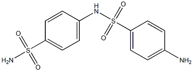 4-amino-N-(4-sulfamoylphenyl)benzene-1-sulfonamide Struktur