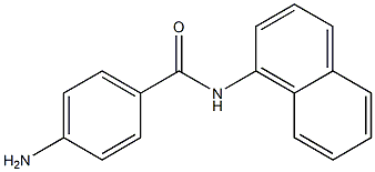 4-amino-N-(naphthalen-1-yl)benzamide Struktur