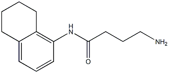 4-amino-N-5,6,7,8-tetrahydronaphthalen-1-ylbutanamide Struktur