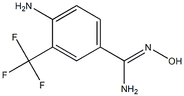 4-amino-N'-hydroxy-3-(trifluoromethyl)benzenecarboximidamide Struktur