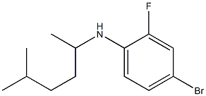 4-bromo-2-fluoro-N-(5-methylhexan-2-yl)aniline Struktur