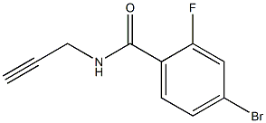 4-bromo-2-fluoro-N-prop-2-ynylbenzamide Struktur