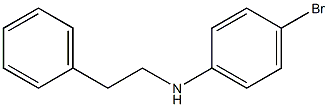 4-bromo-N-(2-phenylethyl)aniline Struktur