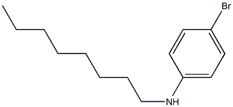 4-bromo-N-octylaniline Struktur