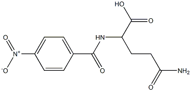 4-carbamoyl-2-[(4-nitrophenyl)formamido]butanoic acid Struktur