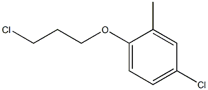 4-chloro-1-(3-chloropropoxy)-2-methylbenzene Struktur