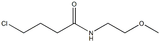 4-chloro-N-(2-methoxyethyl)butanamide Struktur