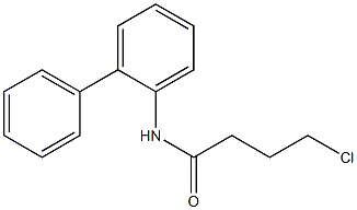 4-chloro-N-(2-phenylphenyl)butanamide Struktur