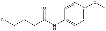 4-chloro-N-(4-methoxyphenyl)butanamide Struktur